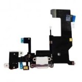 Banda Flex iPhone 5 Conector Incarcare/Audio Alb Copy