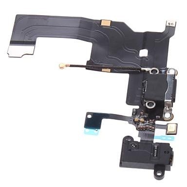 Banda Flex iPhone 5S Conector Incarcare/Audio Negru Cal.A foto