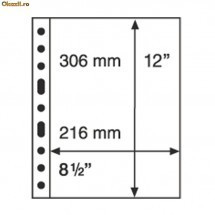 SET (5 buc) Folii Folie Bancnote GRANDE 1C ( dimensiune A4 ) Leuchtturm foto