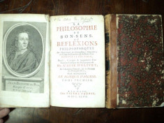 LA PHILOSOPHIE DU BON SENS OU REFLEXIONS PHILOSOPHIQUES , PAR BOYER JEAN BATISTE, MARQUIS D ARGENS , HAYE 1747 foto