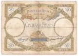 FRANTA 50 FRANCS FRANCI MERSON 31-5-1934 U