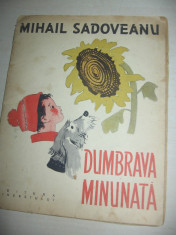 MIHAIL SADOVEANU - DUMBRAVA MINUNATA, 1962, ILUSTRATA,FORMAT A4 foto