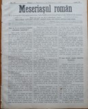 Cumpara ieftin Ziarul Meseriasul Roman , nr. 18 , 1887 , Brasov