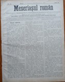 Cumpara ieftin Ziarul Meseriasul Roman , nr. 24 , 1887 , Brasov
