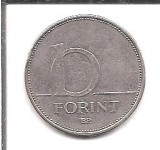 No(5) moneda-UNGARIA-10 Forint 1994, Europa