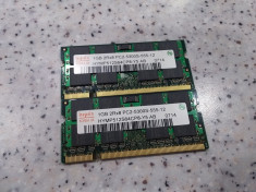 kit memorie laptop sodimm 2Gb (2 x 1Gb ) ddr2 667Mhz Hynix foto