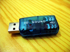 Placa de sunet pe USB foto