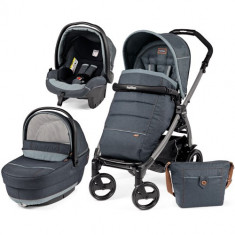 Carucior 3 in 1 Book Plus 51 Black Completo SL Blue Denim foto