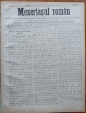 Cumpara ieftin Ziarul Meseriasul Roman , nr. 22 , 1887 , Brasov