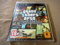 Joc GTA San Andreas , PS3, original si sigilat 69.99 lei! Alte sute de jocuri! foto