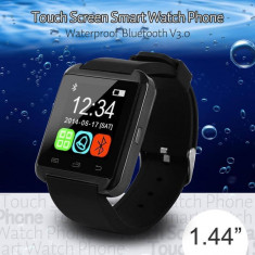 ceas inteligent smartwatch, touch screen, display 1,44 inch, sincron. bluetooth foto