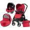 Carucior 3 in 1 Book Plus Black Sportivo SL Red