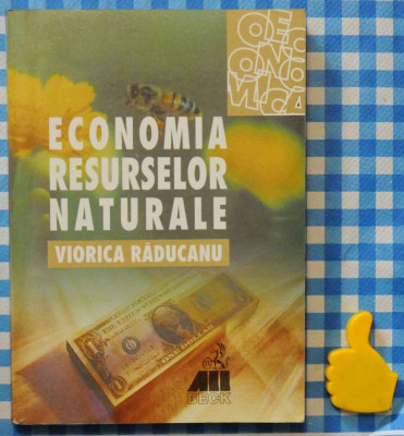 Economia resurselor naturale Viorica Raducanu foto