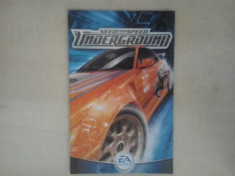 Manual - Need For Speed Underground - Playstation PS2 ( GameLand ) foto