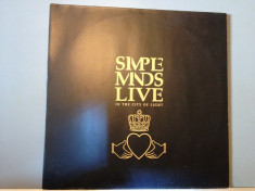 SIMPLE MINDS -LIVE IN THE...BEST OF -2LP SET (1987/VIRGIN/RFG) - Vinil/Impecabil foto