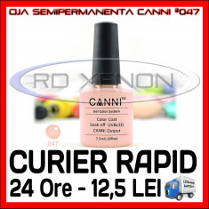 OJA SEMIPERMANENTA (PERMANENTA) CUTE PINK #047 CANNI - MANICHIURA UNGHII FALSE - PRET MINIM, CALITATE GARANTATA foto