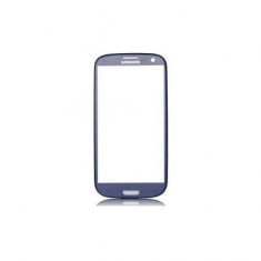 Geam sticla + Adeziv dubluadeziv banda lipici geam touchscreen geam fata sticla digitizer touch screen Samsung I9300 I9305 Galaxy S3 i9301 i9300i foto