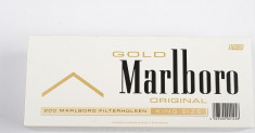 Tuburi MARLBORO GOLD 200 buc filtru maro PERFORAT pentru tutun/tigari foto