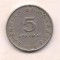 No(3) moneda-GRECIA-5 DRAHME 1976