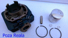 Kit Cilindru / Set motor + Piston + Segmenti Scuter TGB Akros / Bullet / Corona / Laser / Meteorit / R50X / Sky ( 80cc - racire aer ) foto