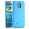 Husa Ultra Slim Samsung Galaxy Note IV N910/ Culori Albastru/ Maro/ Alb