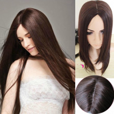 peruca lunga dreapta fabricata in japonia de inalta calitate foto
