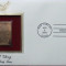 USA - 1 FDC, CU REPLICA A TIMBRULUI IN FOLIE DE AUR - OLD GLORY 3 APRILIE 2003 - IM 0189