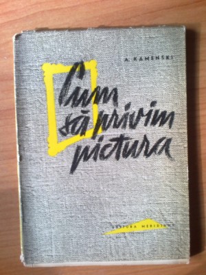 d4 Cum sa privim pictura - A. Kamenski foto