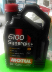 Ulei motor Motul 6100 Synergie + 10w-40 foto