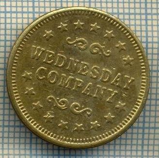 JETON 209 PENTRU COLECTIONARI - WEDNESDAY COMPANY - SUA - STAREA CARE SE VEDE