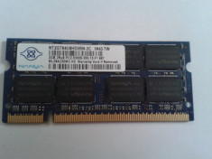 **Memorie RAM LAPTOP DDR2 2GB 1333Mhz foto