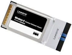 Linksys WPC4400N Wireless N PCMCIA Notebook Network Adapter foto