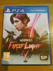 JOC PS4 inFAMOUS FIRST LIGHT ORIGINAL / STOC REAL in Bucuresti / by DARK WADDER foto