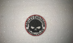 Patch Boderie Harley Davison Craniu foto