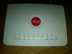 ROUTER MODEM ADSL2 ALICE IAD WLAN 4421 WIFI foto