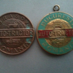 Lot 2 medalii Auto-tractor România: Brașov și București
