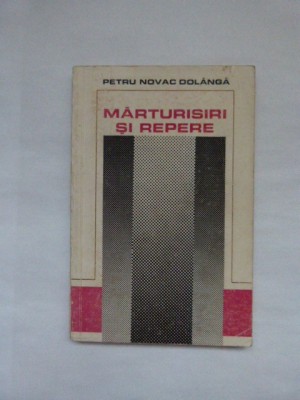 CARTE BANAT-PETRU NOVAC DOLANGA- MATRURII SI REPERE, PERSONALITATI DIN BANAT, TIMISOARA, 1980 foto