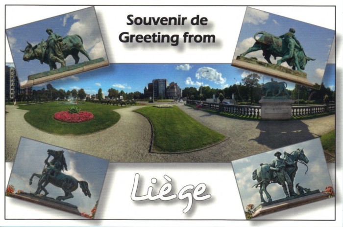 Carte postala BE022 Liege - La Meuse, Le Grand Curtius - necirculata [5]