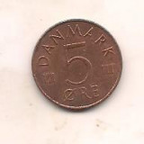 No(3) moneda-DANEMARCA -5 ORE 1982
