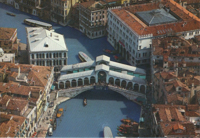 Carte postala IT002 Italia - Venezia - Il ponte di Rialto - necirculata [5] foto