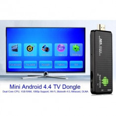 LIVRARE GRATUITA CURIER - E424 Mini Android 4.4 TV Dongle - CPU Dual Core, 1 GB RAM, 1080p, Wi-Fi, Bluetooth 4.0, DLNA foto