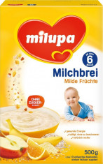 Cereale MILUPA cu FRUCTE si lapte praf, +6 luni, 500gr, -- din GERMANIA -- foto