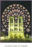 Carte postala FR007 Paris - La facade de la cathedrale Notre-Dame - necirculata [5], Franta