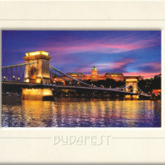 Carte postala Ungaria HU013 Budapesta - Podul cu lanturi - necirculata [4]