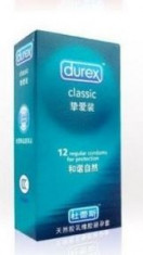 Durex Condoms Prezervative 12 bucati pe Cutie Classic Medium Coral Natural Latex ! Livrare Gratuita ! foto