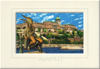 Carte postala Ungaria HU015 Budapesta - Castelul Buda - necirculata [4] foto