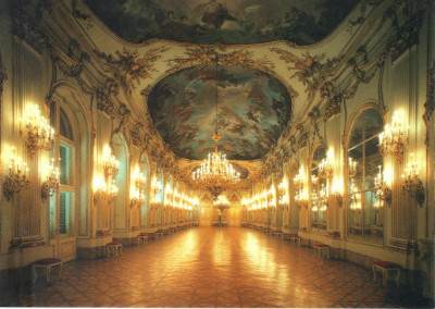 Carte postala AU002 Viena -Schonbrunn - GroBe Galerie (Great Gallery) - necirculata [5] foto