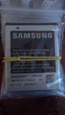 Acumulator Samsung Wave 575 cod EB494353VU swap foto