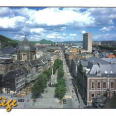 Carte postala BE016 Liege - Panorama Pl. du Marche - necirculata [5]