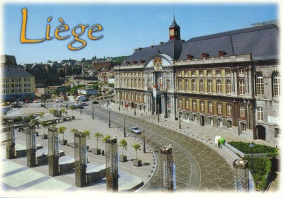 Carte postala BE020 Liege - Palais des Princes Eveques - necirculata [5] foto